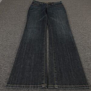 Indigo Palms Newport Palms Jeans Mens 27x33 Blue Dark Wash Wide Leg Low Rise